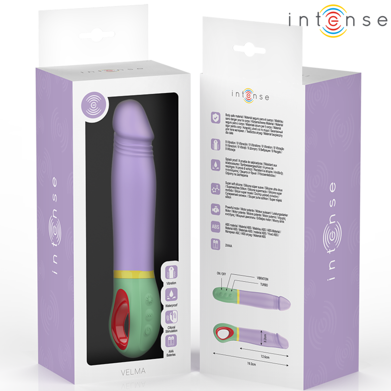 INTENSE - VELMA VIBRADOR CLÁSICO MORADO - Kanerotika SL