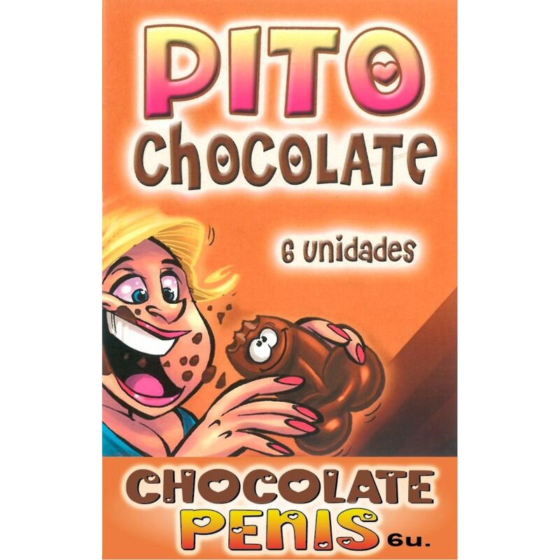 DIABLO PICANTE - CAJA 6 CHOCOLATINAS FORMA PENE - Kanerotika SL