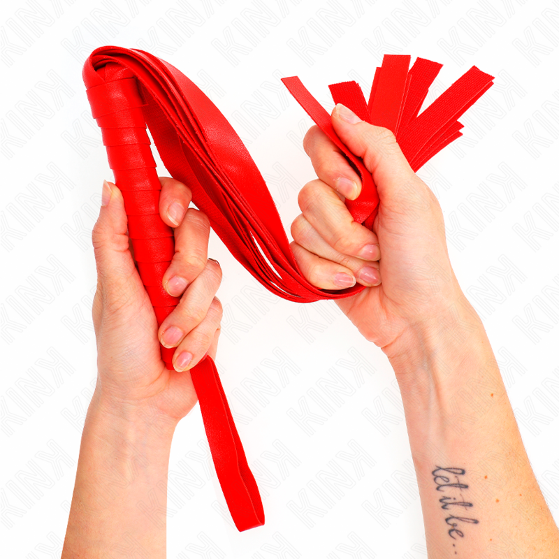 KINK - LÁTIGO DE COLA ANCHA ROJO 48.5 CM - Kanerotika SL