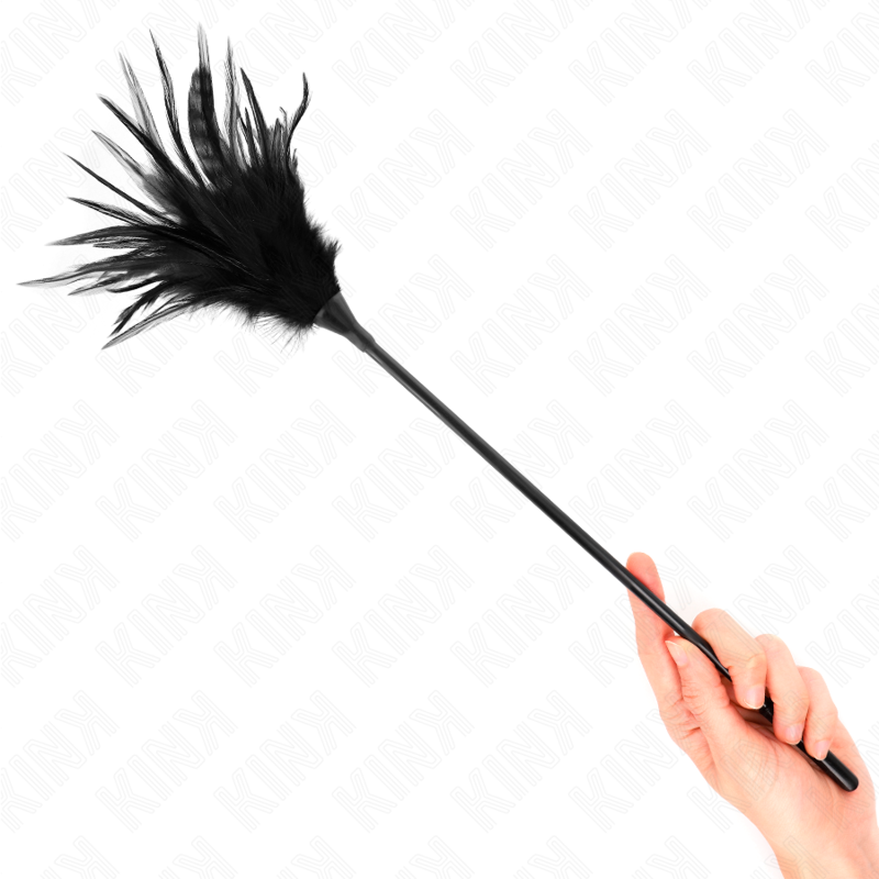 KINK - PLUMAS MÚLTIPLES PARA COSQUILLAS NEGRO 45 CM - Kanerotika SL