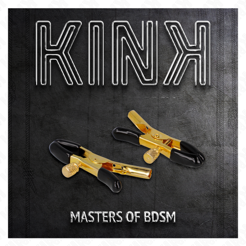 KINK - PINZAS PARA PEZONES DORADO 6 CM - Kanerotika SL