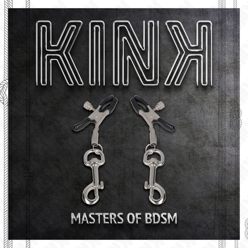 KINK - PINZAS PARA PEZONES CON GANCHO 6 CM - Kanerotika SL