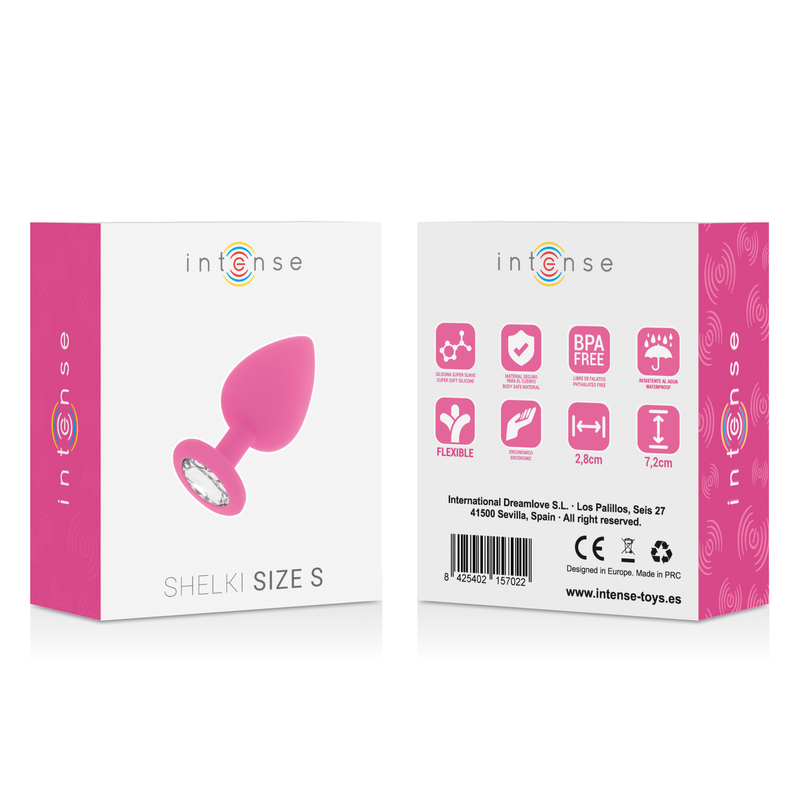 INTENSE - SHELKI S PLUG ANAL FUCHSIA - Kanerotika SL